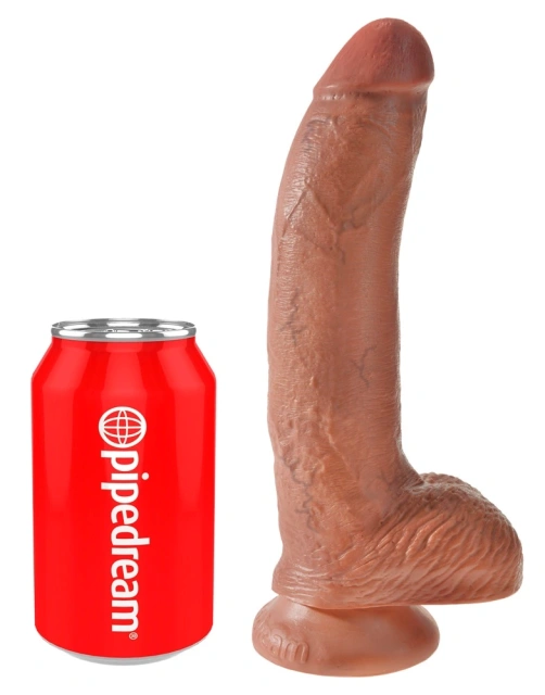 Фаллоимитатор Pipedream Cock 9 Inch With Balls, 23 см (коричневый)