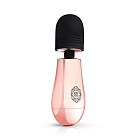 Вибратор Rosy Gold Discreet Wand Mini, 12 см (розовое золото)