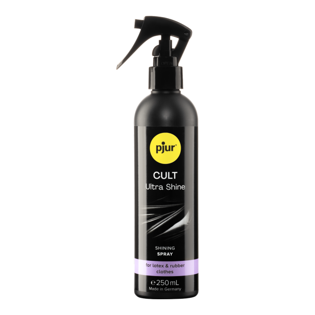 pjur Cult Ultra Shine - Nabłyszczacz do lateksu, Przezroczysty, 250 ml