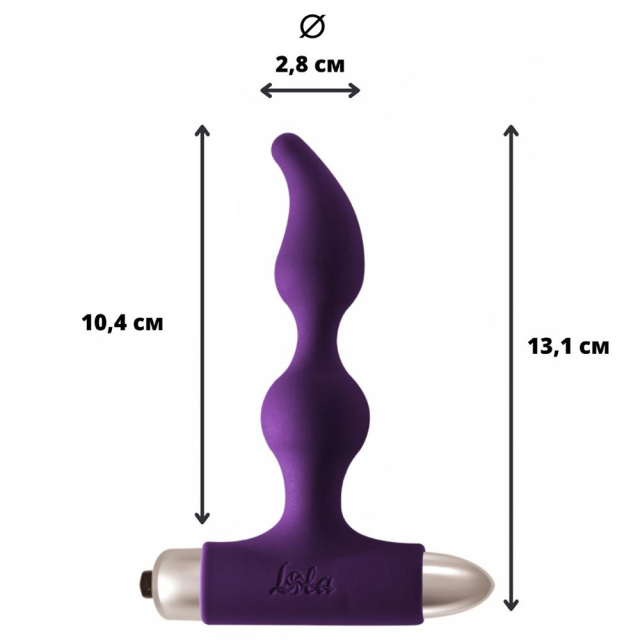 Lola Games Elation - Korek analny, Fioletowy, 13, 1 cm