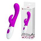 Вібратор кролик Pretty Love Bruno, 20 см (фіолетовий)