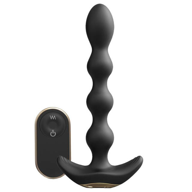 Анальна пробка Dorcel Flexi Balls, 18,2 см (чорний)