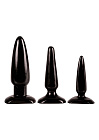 Набір анальних пробок Colt Anal Trainer Kit, 3 шт (чорний)
