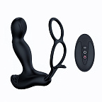 B - Series Fox Fox - Stymulator prostaty, Czarny, 12.5 cm