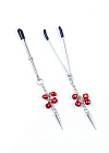Зажимы для сосков Exclusive Nipple Clamps No.4 Fetish Boss Series (красный)