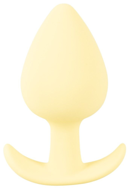 Cuties - Korek analny, Żółty, 6, 5 cm