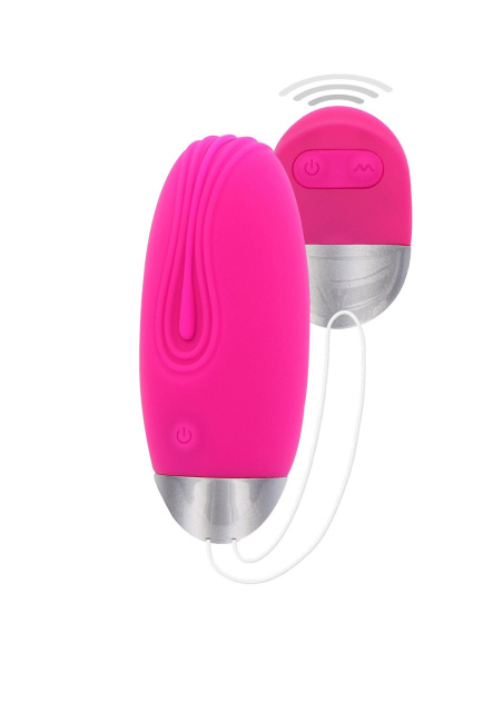 TOYJOY Funky Remote Egg - Wibrujące jajko, Różowy, 7.9 cm
