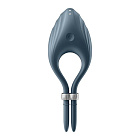 Виброкольцо Satisfyer Duelist Ring, 14.2 см (синий)
