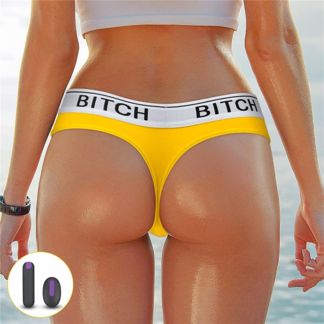 Lovetoy Ingen Bitch Vibrating Panties - Majtki, XL