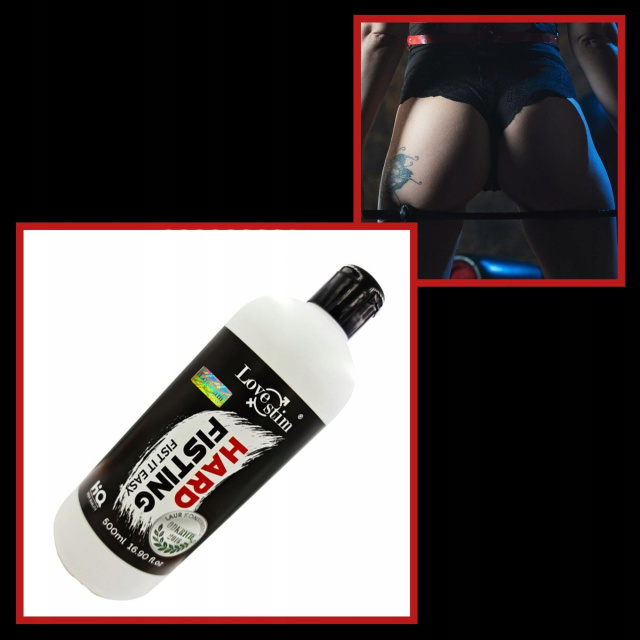 LoveStim Hard Fisting - Lubrykant analny, 500 ml