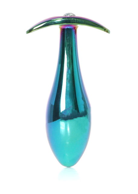 B - Series HeavyFun Jewellery Multicolour Plug Clear L - Korek analny, Multi, 10.5 cm