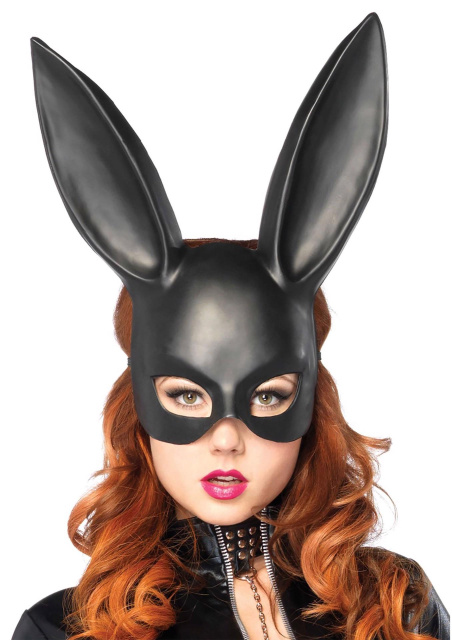 Leg Avenue Masquerade Rabbit Mask - Maska, Czarny