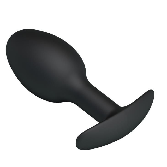 Pretty Love Heavy Balls - Korek analny, Czarny, 8, 4 cm