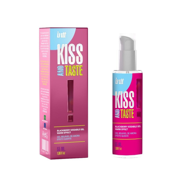 intt Kiss And Taste Blackberry Kissable Gel - Żel, 55 ml