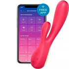 Wibrator królik Satisfyer Mono Flex, 20 cm (czerwony)