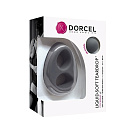Ерекційне кільце Dorcel Liquid-Soft Teardrop, 7 см (сірий)