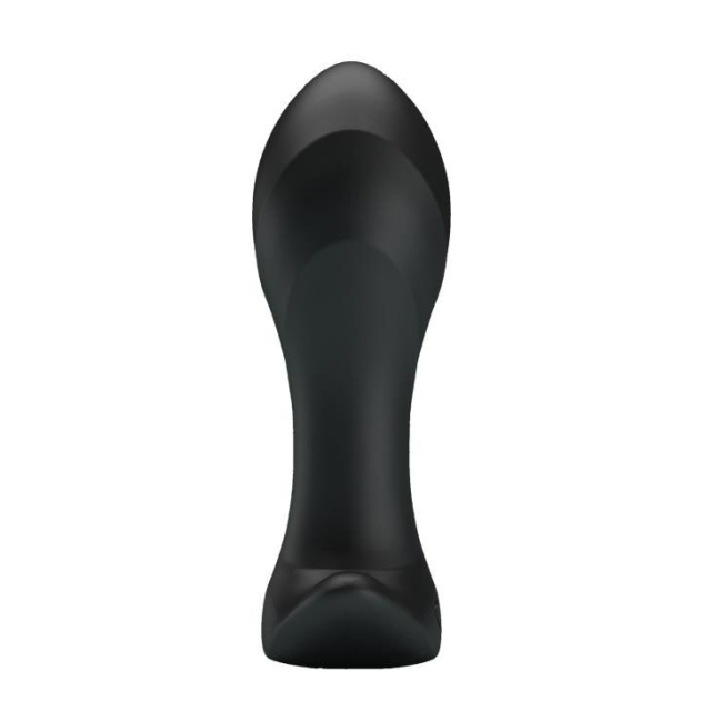 Pretty Love Anal Plug Massager - Korek analny z wibracjami, Czarny, 10, 4 cm