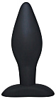 Korek analny Black Velvets Large, 12cm (czarny)