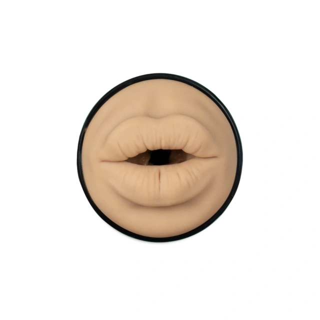 Реалистичный мастурбатор Kiiroo Victoria June Realistic Lips + PowerBlow (телесный)