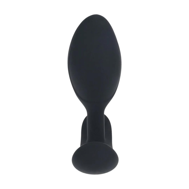 Анальна пробка Levelz Remote Control Vibrating Liquid, 10.6 см (чорний)