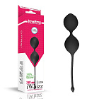 Вагинальные шарики LoveToy iWhizz Luna, 20 см (черный)