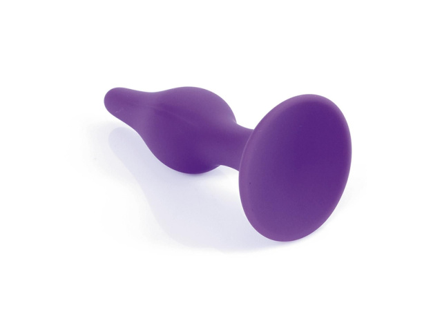 Boss Series Silicone Plug Small - Korek analny, Fioletowy, 10 cm