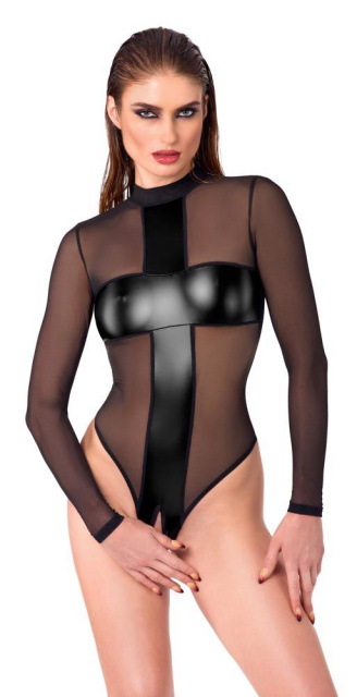Боди Noir Body Cross, M (черный)