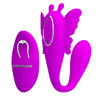 Вибратор для пар Pretty Love Chimera RC Stimulator, 8.5 см (фиолетовый)