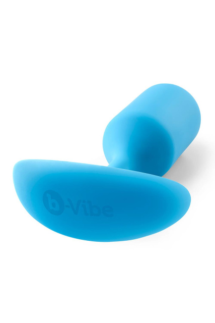 B-Vibe Snug Plug 3 - Korek analny, Niebieski