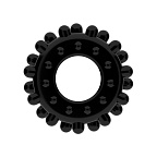 Эрекционное кольцо Lovetoy Power Plus Cock Ring (черный)
