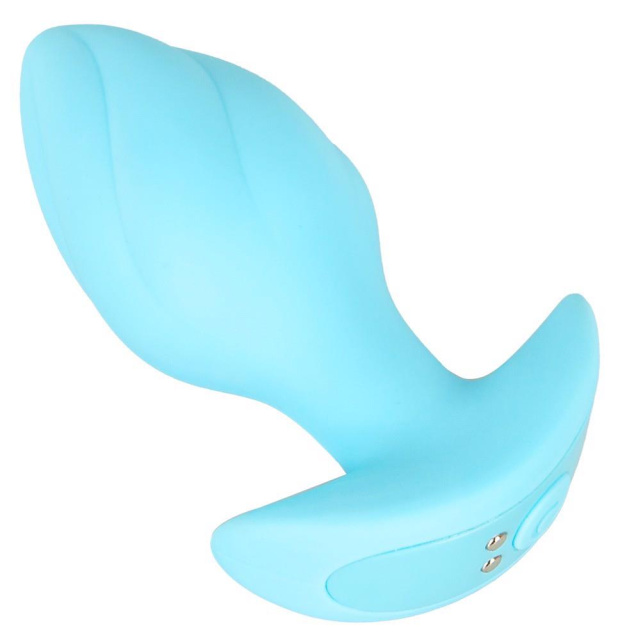 Korek analny Cuties Mini Butt Plug, 8 cm (niebieski)