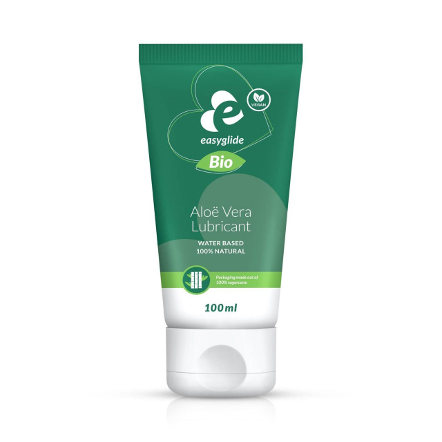 EasyGlide Bio & Natural Aloe Vera - Lubrykant na bazie wody, Bezzapachowy, 100 ml