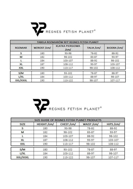 Стринги Regnes Fetish Planet, XL (чорний)