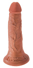 Фаллоимитатор King Cock 5", 14 см (коричневый)