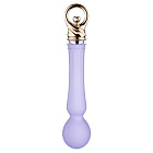 Вибромассажер Zalo Confidence Pre-Heating Wand Massager, 22,5 см (фиолетовый)