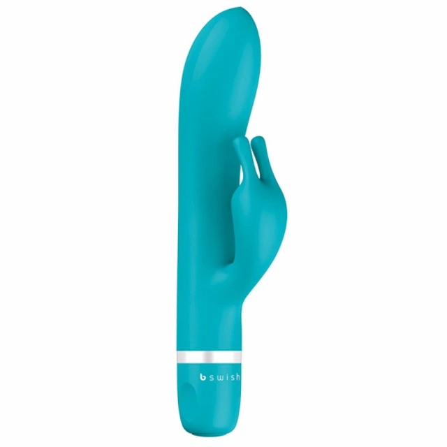 Wibrator królik B Swish Bwild Classic Bunny, 15,2 cm (turkusowy)
