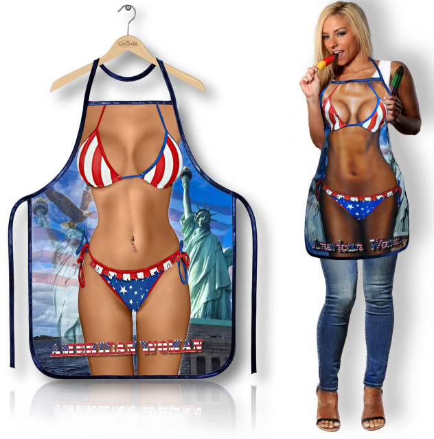 Grammi 125AW American Woman - Fartuch, Multi, 72 cm