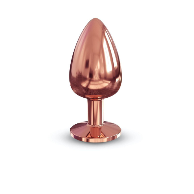 Анальна пробка з кристалом Dorcel Diamond Plug L, 9,5 см (бронзовий)
