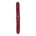 Wibrator Loveline Double-Sided Thrusting, 33 cm (bordowy)