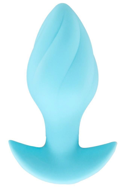 Korek analny Cuties Mini Butt Plug, 8 cm (niebieski)