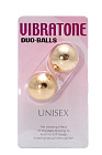 Вагинальные шарики Vibratone Unisex Duo Balls, 3,5 см (золотистый)