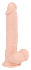 Фаллоимитатор Orion Nature Skin Medium Bendable, 24 см (телесный)