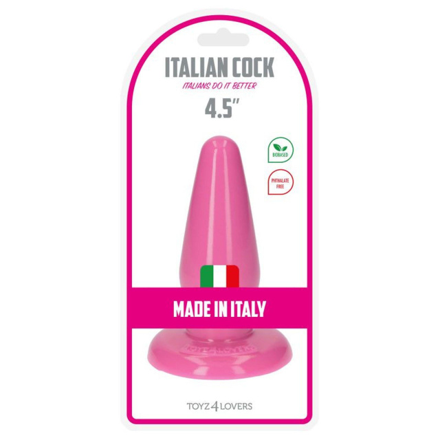 Toyz4lovers Ivo Pink - Korek analny, Różowy, 12 cm