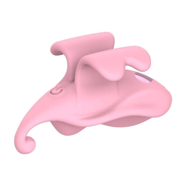 Вібратор на палець Loveline Finger Dual, 8.5 см (рожевий)