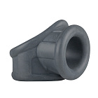 Эрекционное кольцо Boners Liquid Silicone 2 in 1 Ballstretcher (серый)