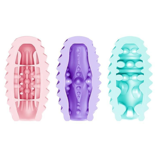 Набір мастурбаторів Pretty Love Double Sided Egg, 15 шт (мульти)