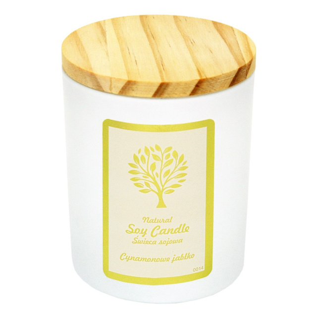 Свічка Aurora Natural Soy Candle яблуко з корицею, 150 г