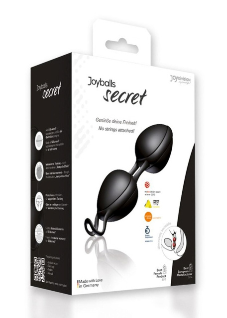 JoyDivision Joyballs Secret - Kulki gejszy, Czarny, 11, 4 cm