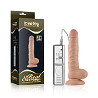 Фалоімітатор з вібрацією Lovetoy Real Extreme, 22 см (тілесний)