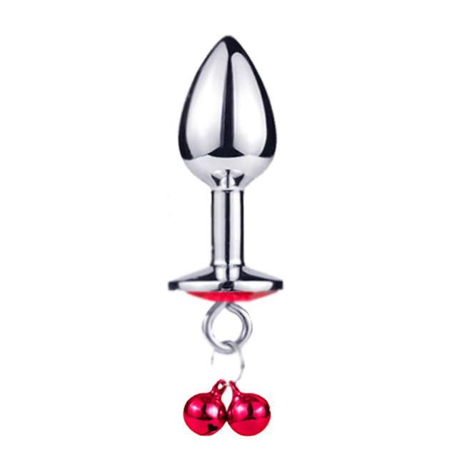 CLARA MORGANE PRO My Little Leash Plug Small Red - Korek analny, Czerwony, 6.8 cm